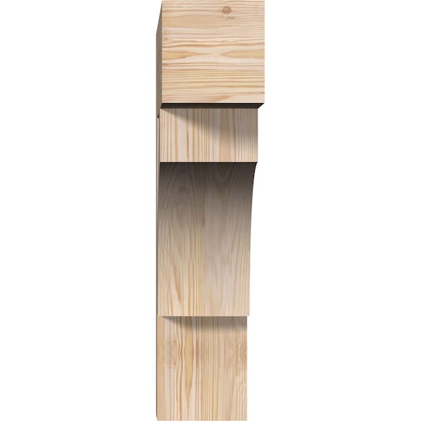 Westlake Block Smooth Bracket, Douglas Fir, 5 1/2W X 24D X 24H